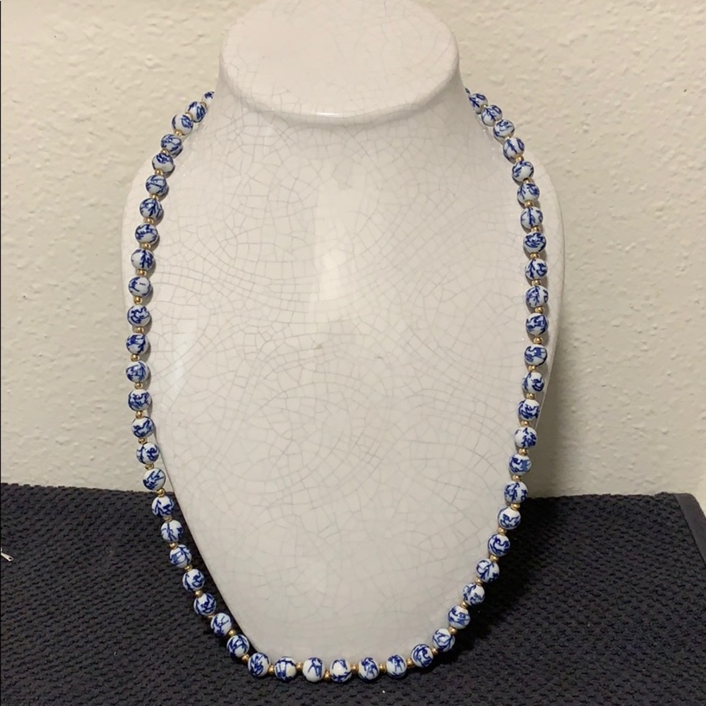 Long Japanese beads necklace